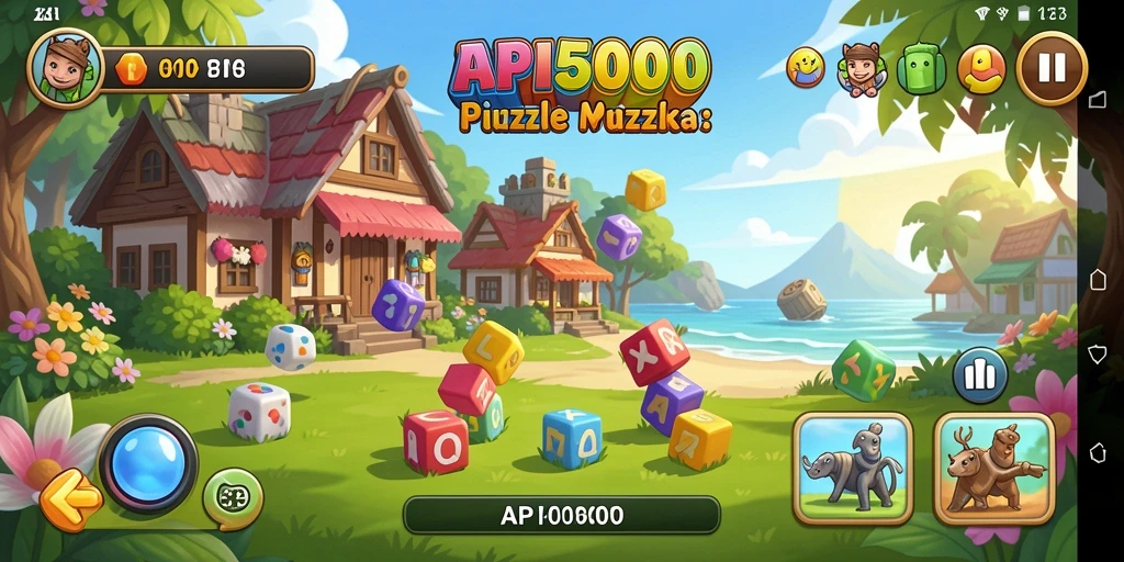 Tampilan gameplay seru dari API5000 yang menantang!