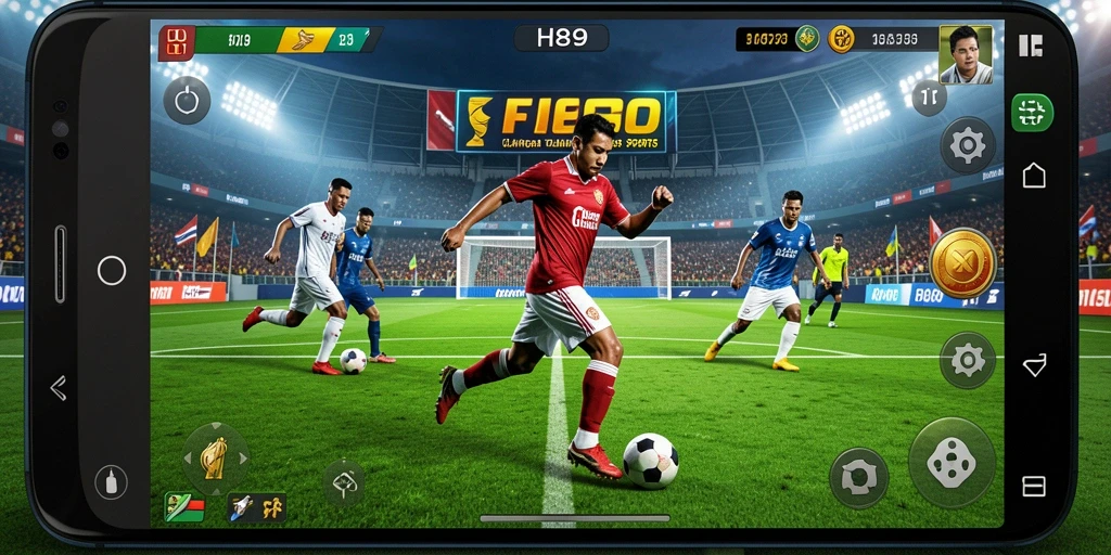 Gameplay H89 yang memukau dalam suasana kompetitif olahraga.