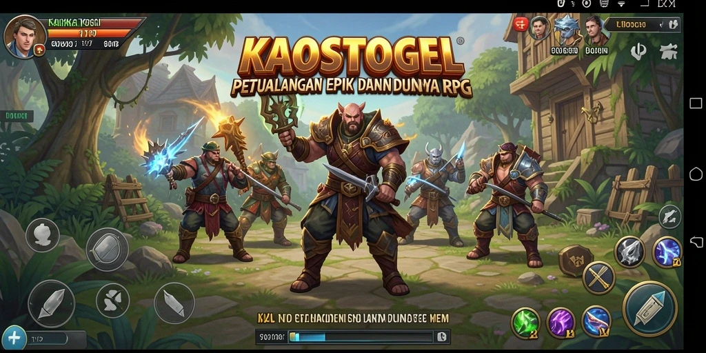 Tampilan gameplay memukau di KAOSTOGEL dengan grafik RPG yang menarik.