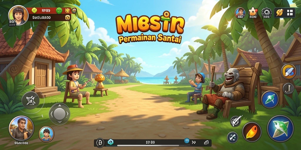 Tangkapan layar dari gameplay RR89 yang menyenangkan dan interaktif.