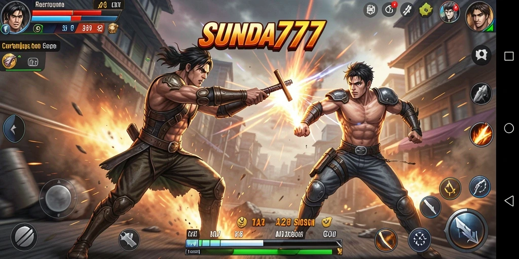 Gameplay seru dalam SUNDA777, penuh aksi dan pertarungan.