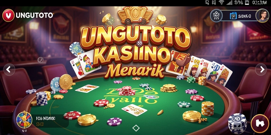 Tampilan menarik dari gameplay Kasino UNGUTOTO yang mengasyikkan.